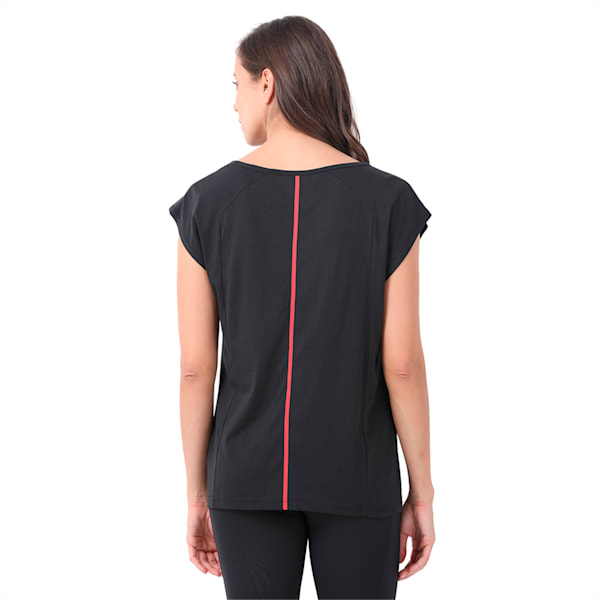 Ferrari Lifestyle Women's Big Shield T-Shirt, Moonless Night, extralarge-IND
