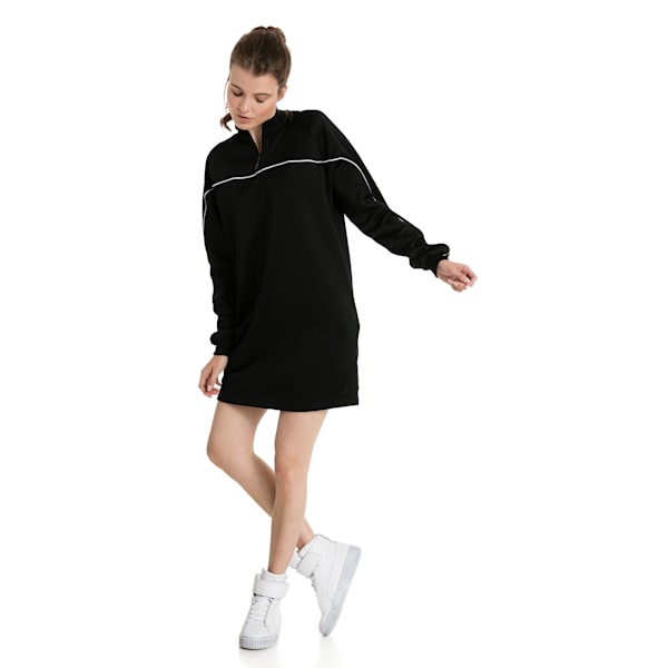 Archive Women's Turtleneck Sweater Dress, Puma Black, extralarge-IND