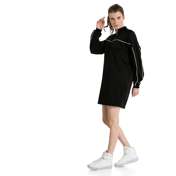 Archive Women's Turtleneck Sweater Dress, Puma Black, extralarge-IND