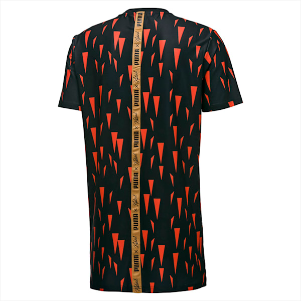 PUMA X NATUREL Men's Tech T-Shirt, Puma Black-Naturel AOP, extralarge-IND