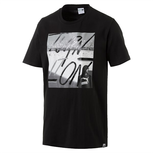 Brand Photo Tee, Cotton Black, extralarge-IND