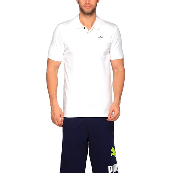 Suede Polo, Puma White, extralarge-IND