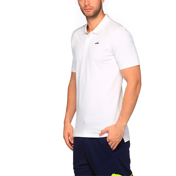 Suede Polo, Puma White, extralarge-IND