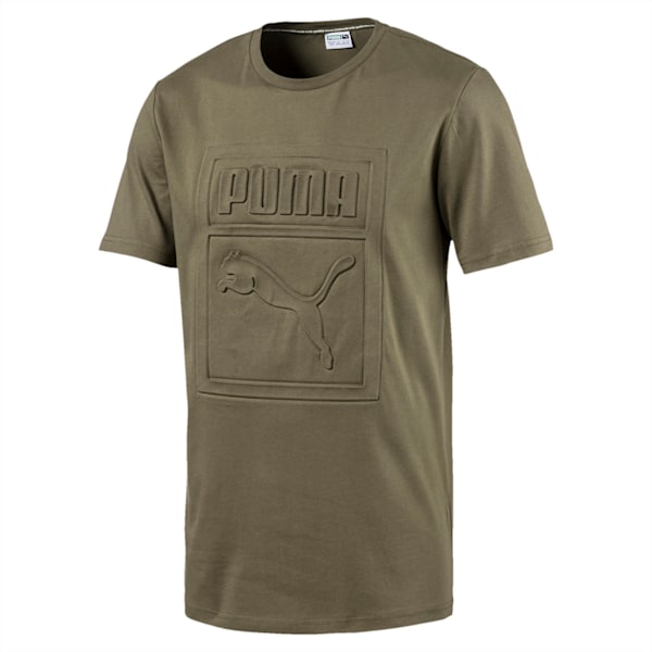 Classics Men's Archive Embossed Logo T-Shirt, Olive Night, extralarge-IND