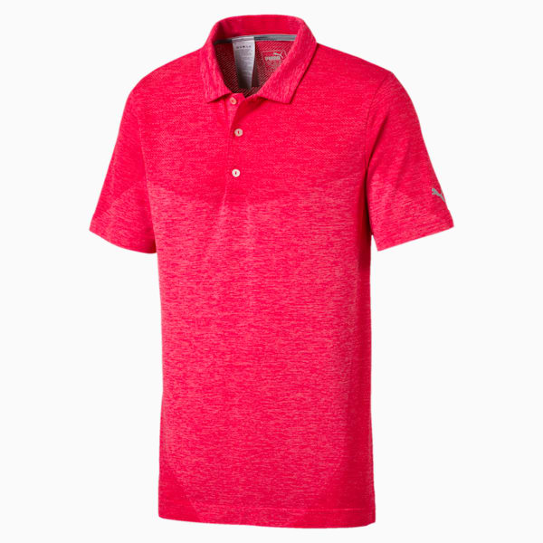 Golf Men's evoKNIT Block Seamless Polo, Paradise Pink, extralarge