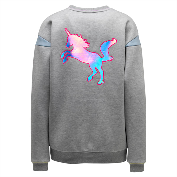 PUMA x Sophia Webster Crew Sweatshirt, Light Gray Heather, extralarge