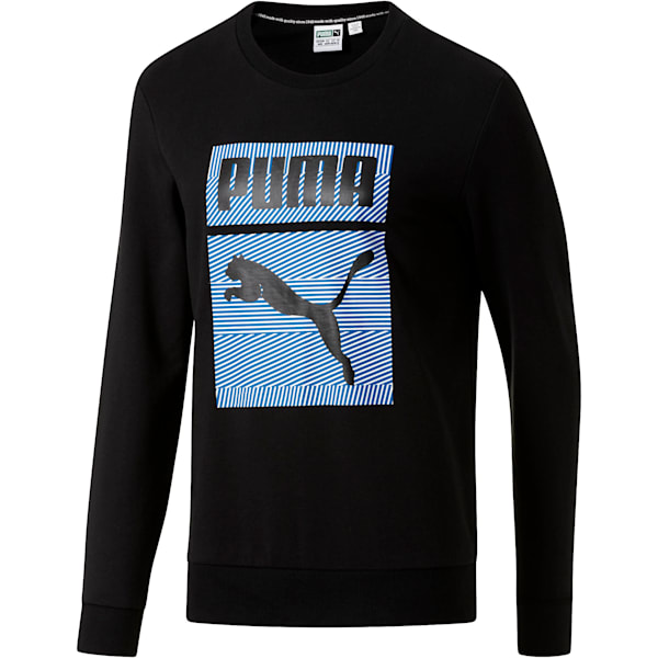 Classics Archive Graphic Sweater, Puma Black, extralarge