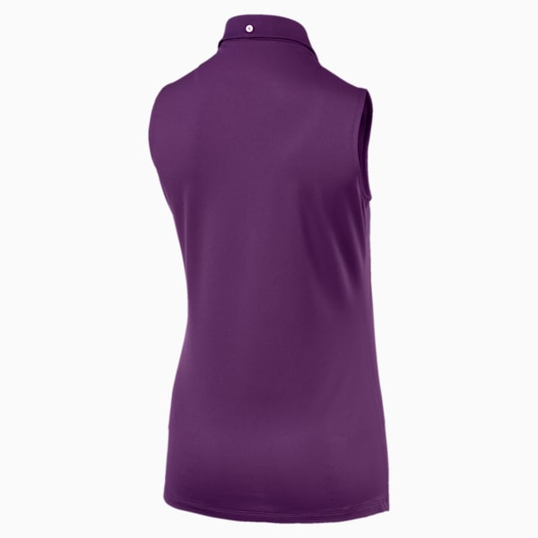 Women's Pounce Sleeveless Polo, Majesty, extralarge