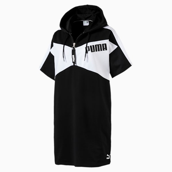 Archive Women's Hooded Dress, Puma Black, extralarge