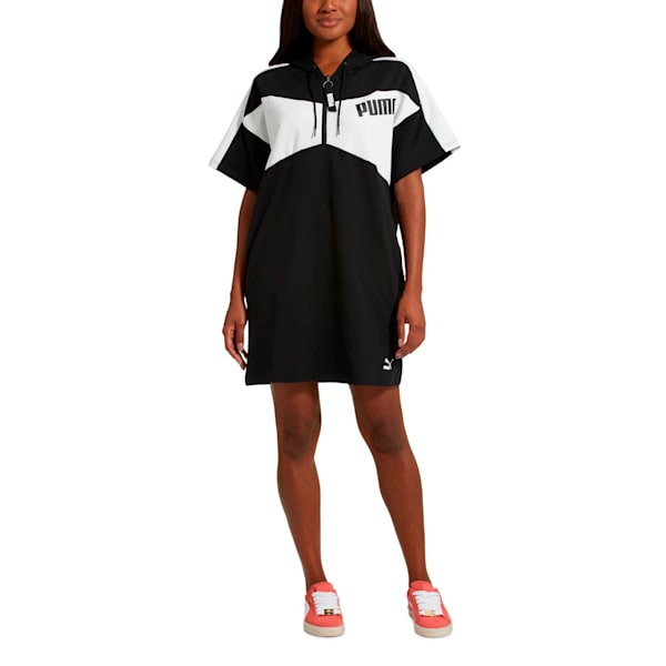 Archive Women's Hooded Dress, Puma Black, extralarge