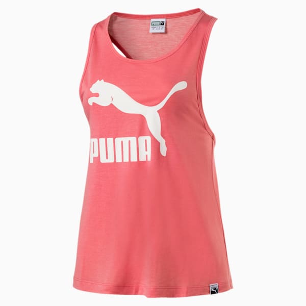 Classics Logo Women's Tank Top, Shell Pink, extralarge