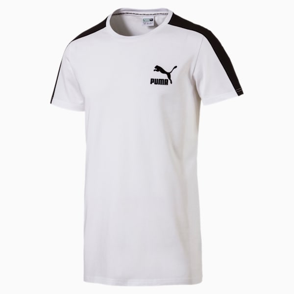 Archive T7 Men's Stripe Tee, Puma White, extralarge