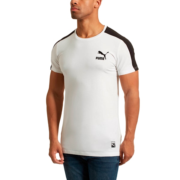 Archive T7 Men's Stripe Tee, Puma White, extralarge