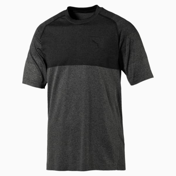 Pace evoKNIT Men's Tee, Asphalt-puma black, extralarge