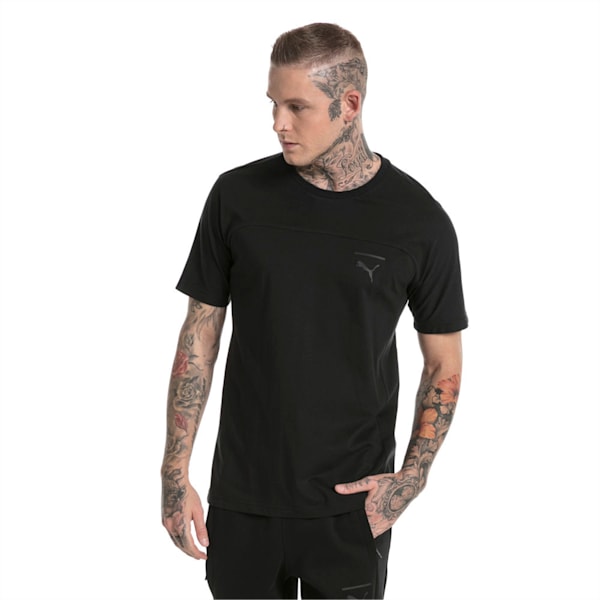 Pace Primary Men's T-Shirt, Cotton Black, extralarge-IND