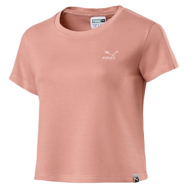 Classics Structured Women's Tee, Peach Beige, extralarge-IND