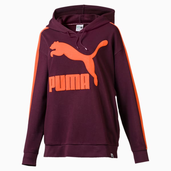 Puma classic logo t7 hoodie best sale