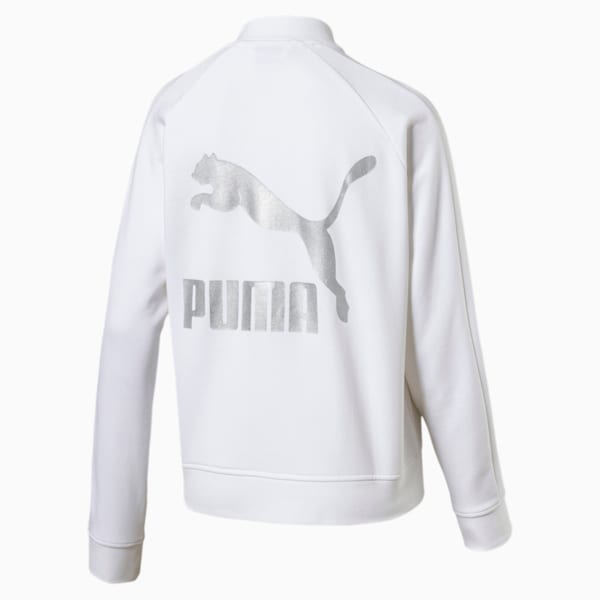 Classics Logo T7 Women's Track Jacket, Puma White, extralarge-IND