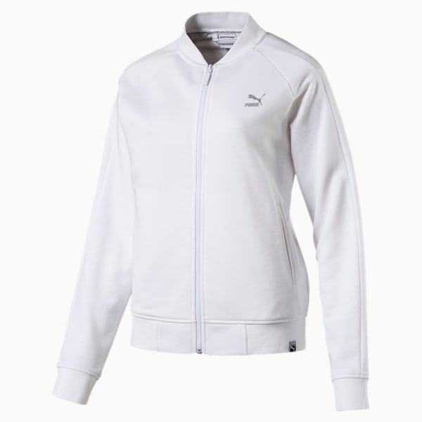 Classics Logo T7 Women's Track Jacket, Puma White, extralarge-IND