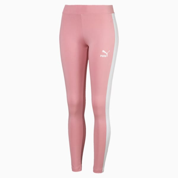 Classics Logo T7 Women's Leggings, Bridal Rose, extralarge