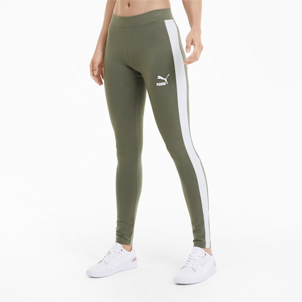Leggings con logotipo T7 Classics, Deep Lichen Green, extralarge
