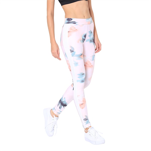 Classics Logo T7 Legging AOP Puma Black-, Pearl-AOP, extralarge-IND