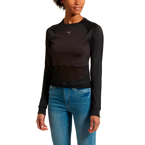 En Pointe Tight Women's Long Sleeve, Puma Black, extralarge