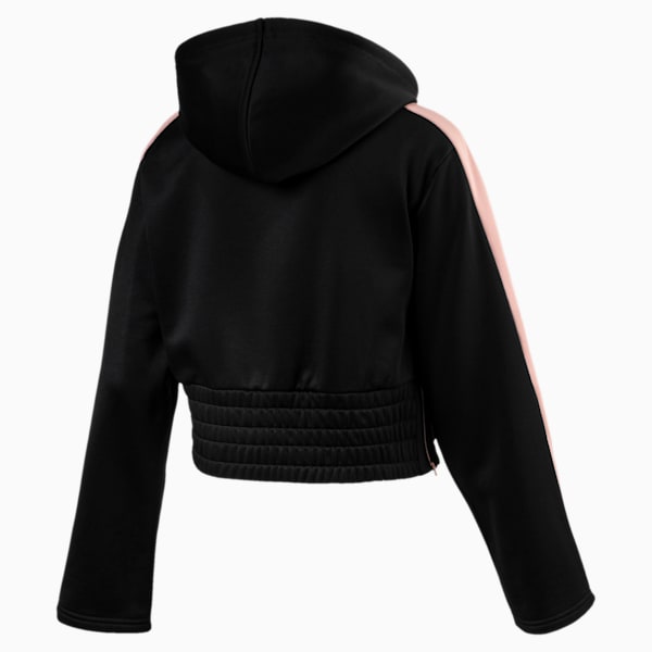 En Pointe Savannah Women's Half Zip Hoodie, Puma Black, extralarge