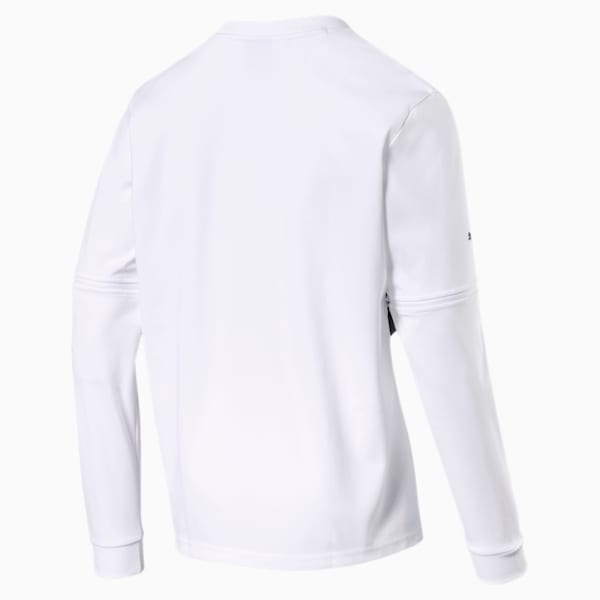 BMW Motorsport NightCat Men's Crew Neck, Puma White, extralarge