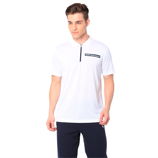 BMW Motorsport Men's SpeedCat Evo Polo, Puma White, extralarge-IND