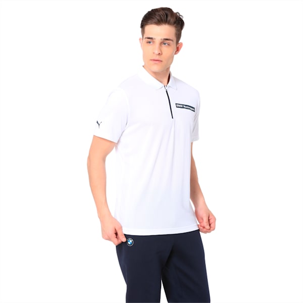 BMW Motorsport Men's SpeedCat Evo Polo, Puma White, extralarge-IND