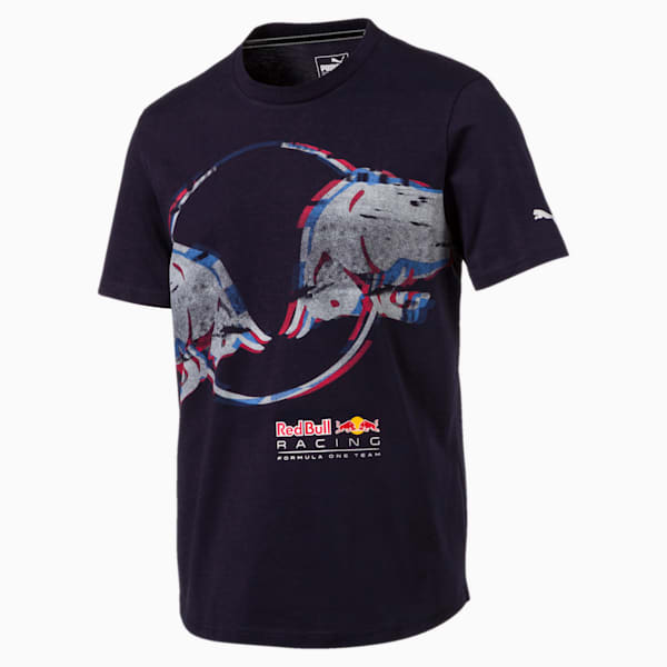Red Bull Racing Men's Double Bull T-Shirt, NIGHT SKY, extralarge