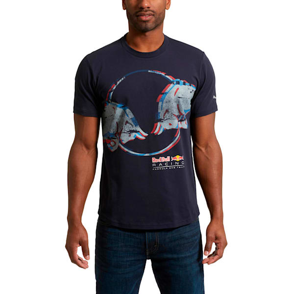 Red Bull Racing Men's Double Bull T-Shirt, NIGHT SKY, extralarge