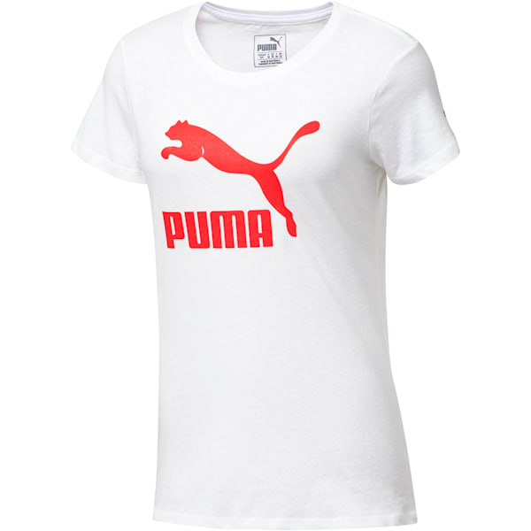 Archive Life T-Shirt, Puma White-High Risk Red, extralarge