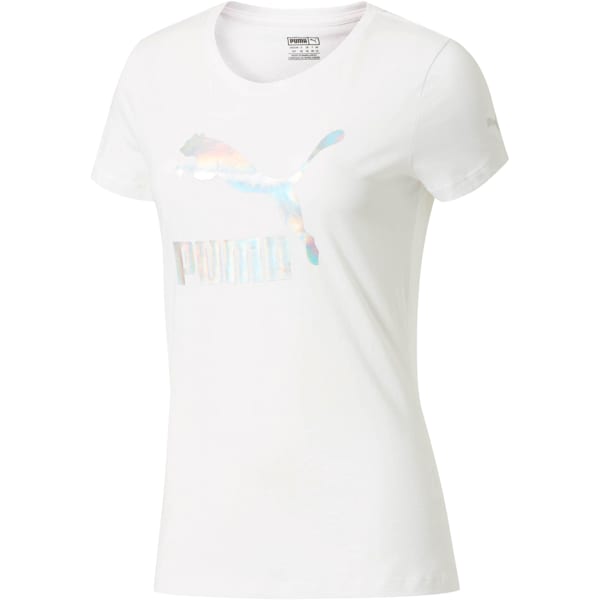Archive Life T-Shirt, Puma White-Iridescent Foil, extralarge