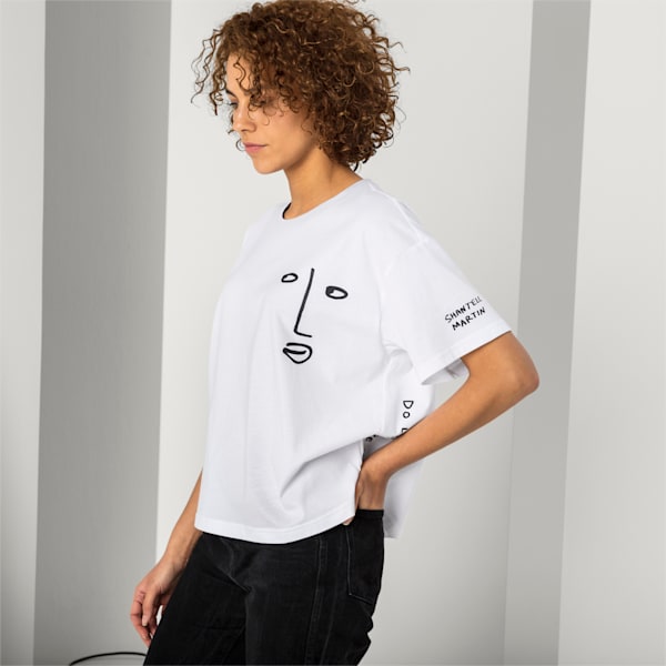 PUMA x SHANTELL MARTIN T-Shirt, Puma White, extralarge