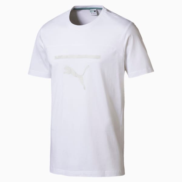 Pace Men's Graphic Tee, Puma White, extralarge