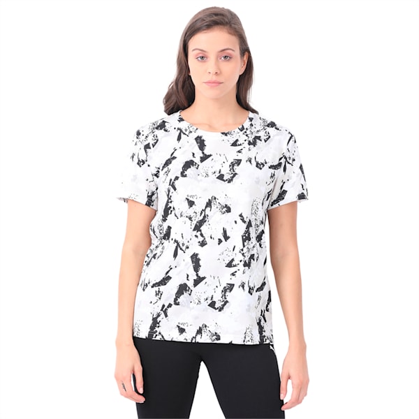 AOP Archive Logo Tee, Marshmallow-AOP, extralarge-IND