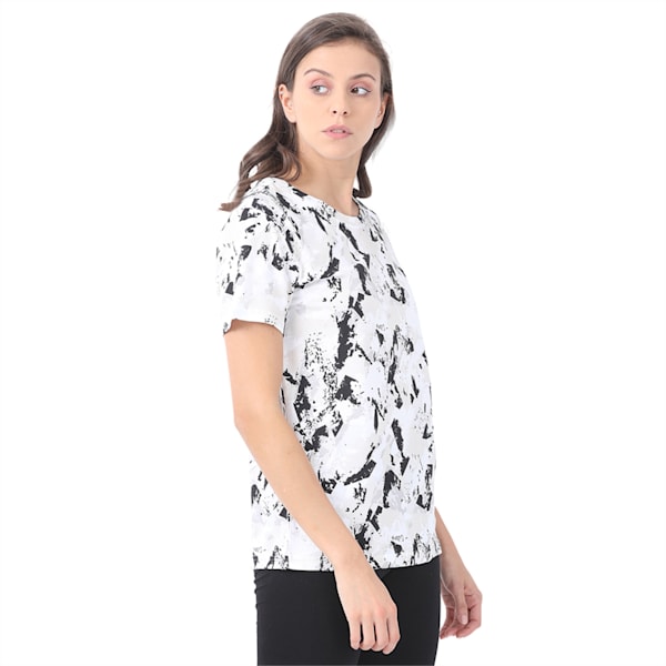 AOP Archive Logo Tee, Marshmallow-AOP, extralarge-IND