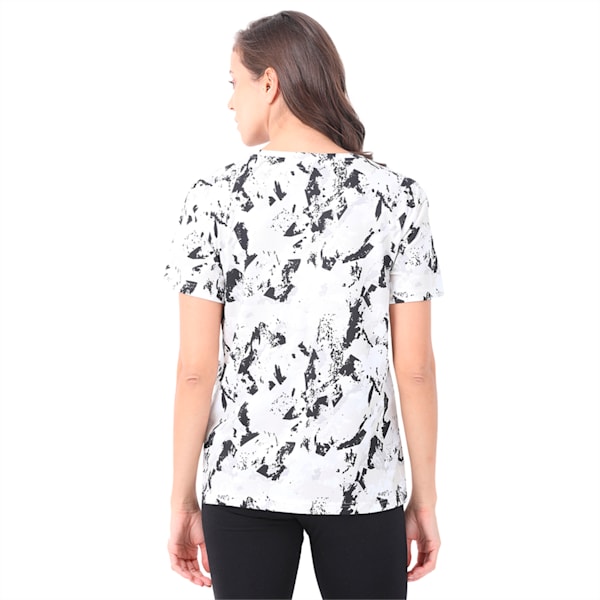 AOP Archive Logo Tee, Marshmallow-AOP, extralarge-IND