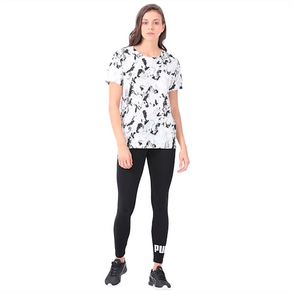 AOP Archive Logo Tee, Marshmallow-AOP, extralarge-IND
