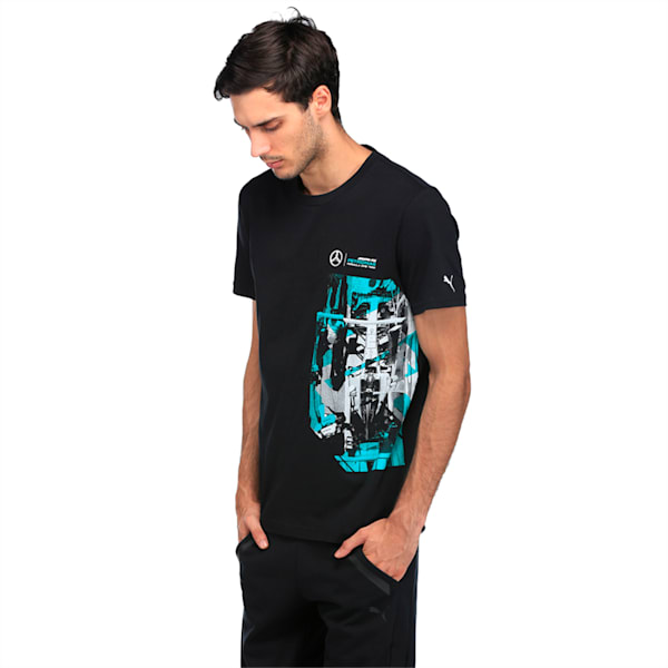 Mercedes Graphic T-Shirt, Puma Black-Rosberg, extralarge-IND