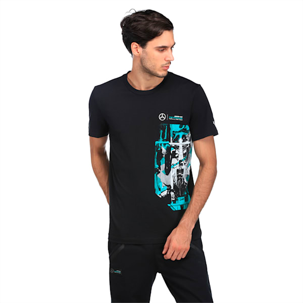 Mercedes Graphic T-Shirt, Puma Black-Rosberg, extralarge-IND