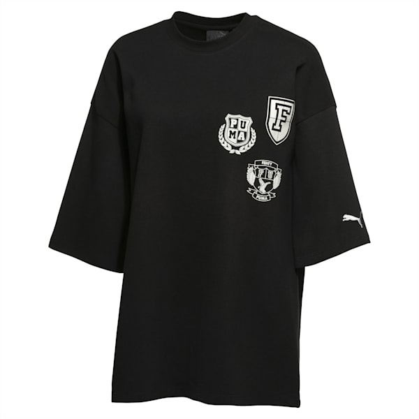FENTY Unisex Crew Neck Tee, Cotton Black, extralarge-IND