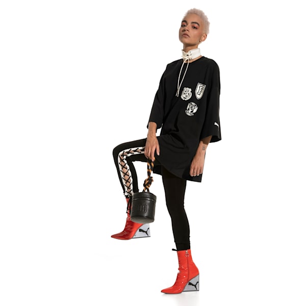 FENTY Unisex Crew Neck Tee, Cotton Black, extralarge-IND