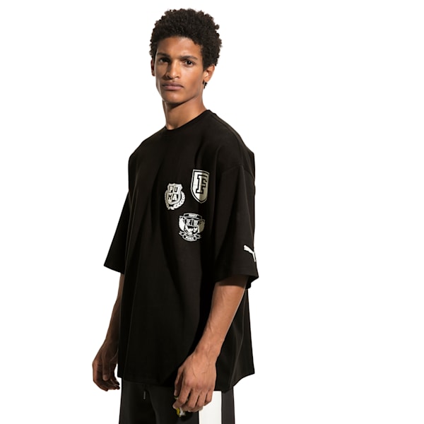 FENTY Unisex Crew Neck Tee, Cotton Black, extralarge-IND