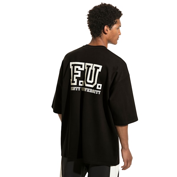 FENTY Unisex Crew Neck Tee, Cotton Black, extralarge-IND