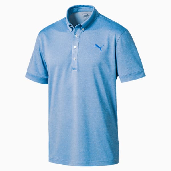 Golf Men's Tailored Oxford Heather Polo, EBL Heather, extralarge-IND