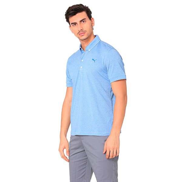 Golf Men's Tailored Oxford Heather Polo, EBL Heather, extralarge-IND