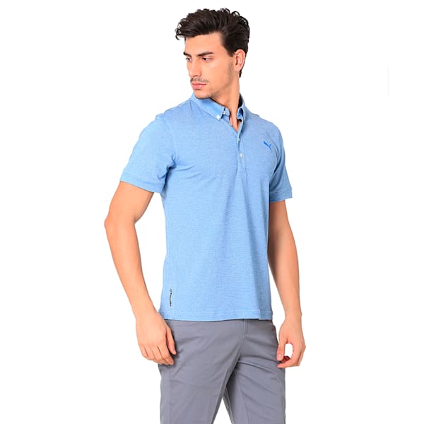 Golf Men's Tailored Oxford Heather Polo, EBL Heather, extralarge-IND